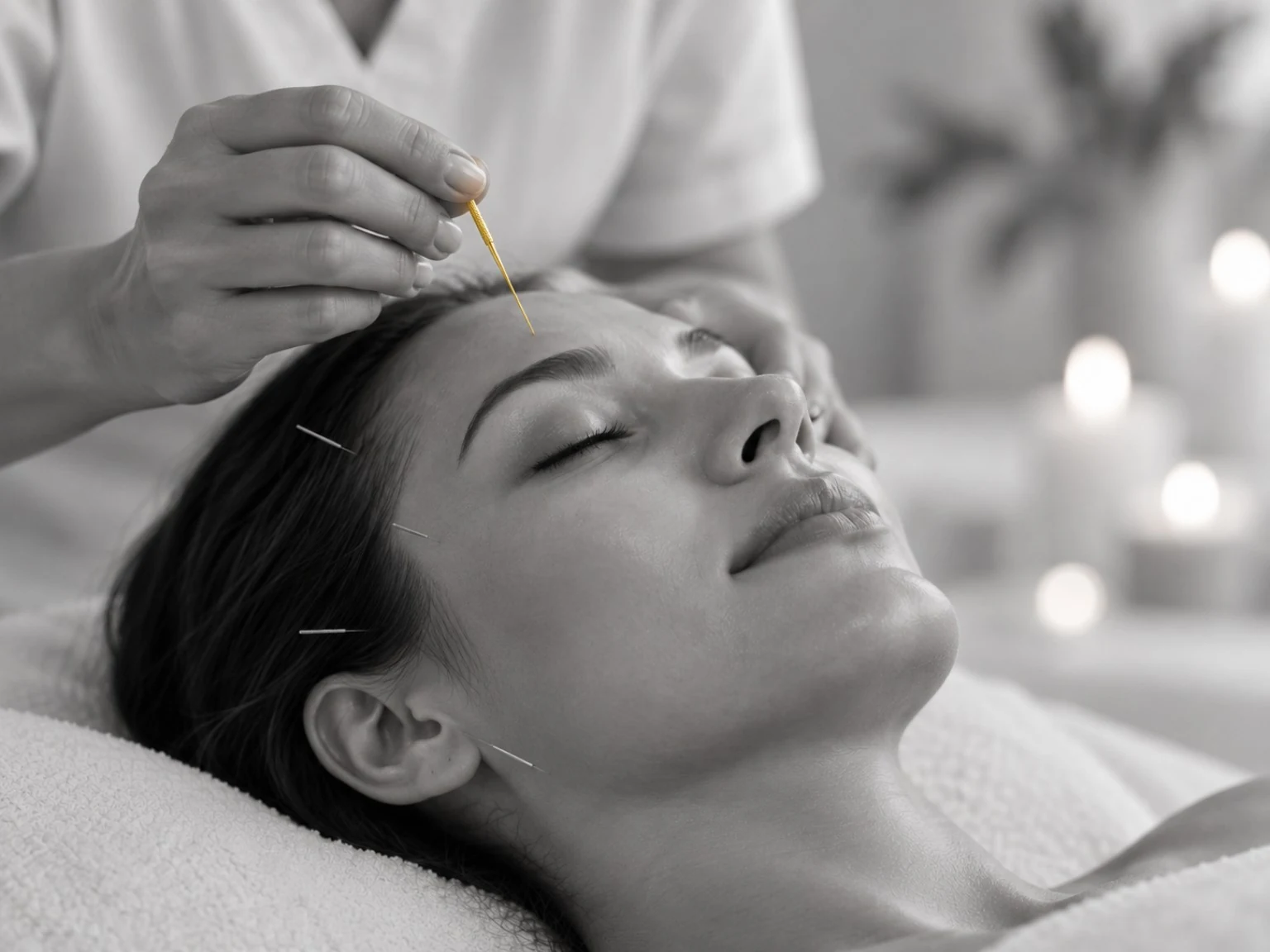 An acupuncture treatment